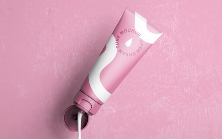 洗面奶包装设计模型样机(PSD)