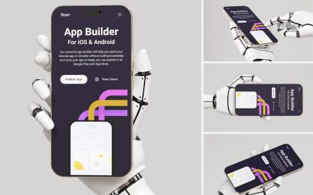 机器人手机模型样机（PSD）