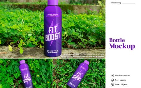 能量饮料瓶模型样机 (PSD)