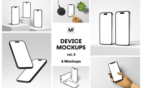 电子设备手机模型样机 (PSD)