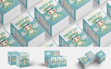 盲包包装模型样机 (PSD)