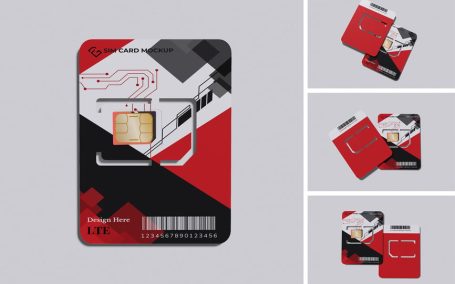 SIM卡模型样机 (PSD,PDF)