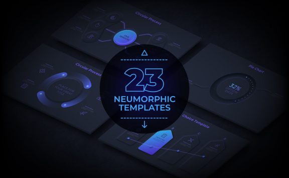 23 个数据展示元素模板 (AI,EPS,JPG,PSD)