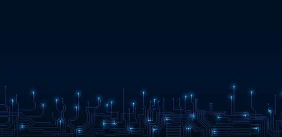 具有高科技数字数据技术背景