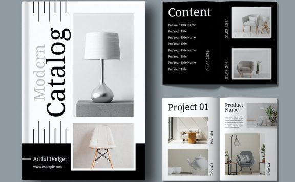 产品目录模板布局 (INDD)