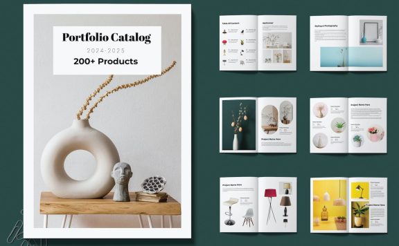 作品集目录模板 (INDD)