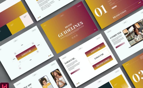 品牌指南模板 (INDD)