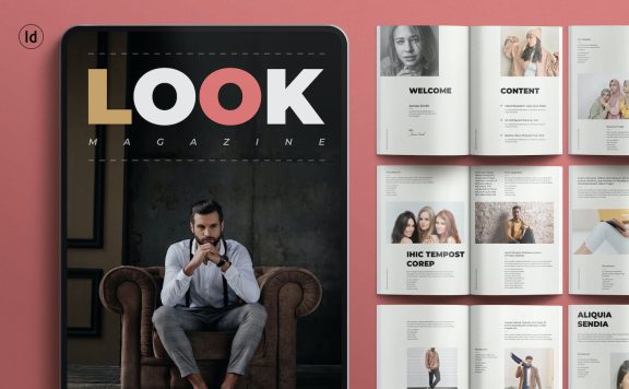 时尚宣传册模板 (INDD)