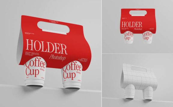 外面纸杯模型样机 (PSD)