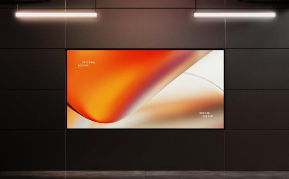 数字屏幕显示模型样机 (PSD)