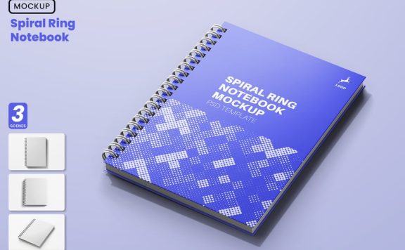 螺旋环笔记本模型样机 (PSD)
