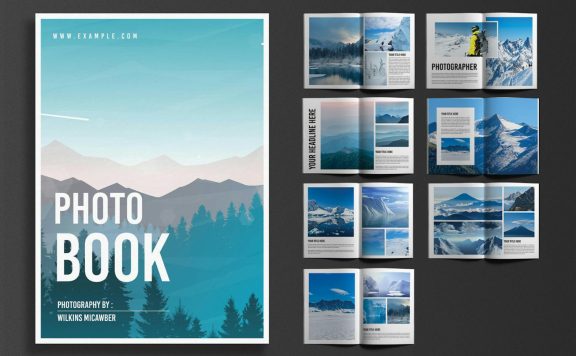 摄影相册模板 (INDD)