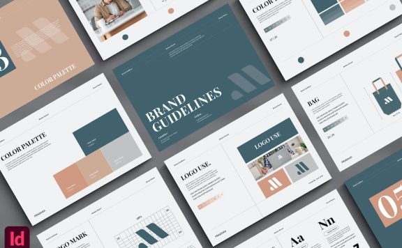 品牌指南模板 (INDD)
