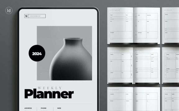 每周计划手册 (INDD)