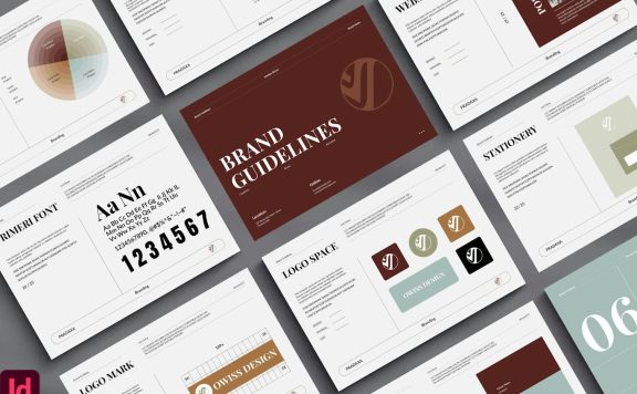 品牌指南模板 (INDD)