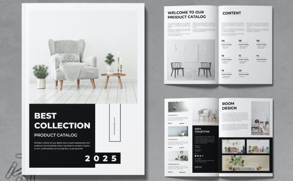 产品目录模板 (INDD)