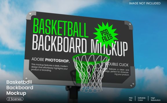 篮球篮板模型样机 (PSD)