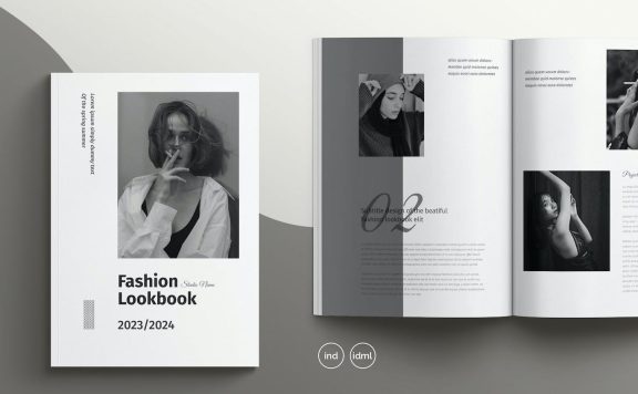 时尚画册模板 (INDD)