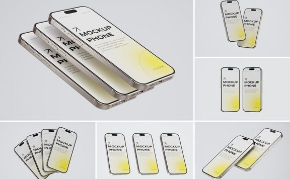 电话APP UI模型样机 (PSD)