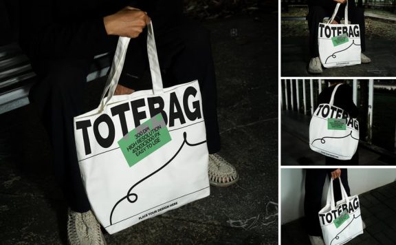 手提袋设计模型样机 (PSD)