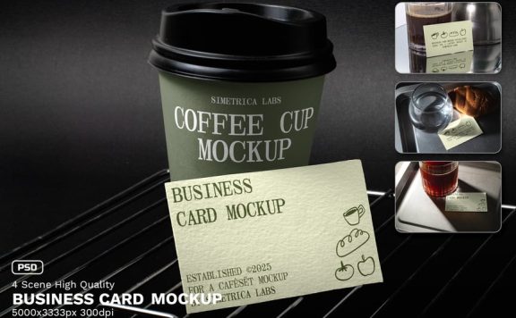 名片模型 样机 (PSD)