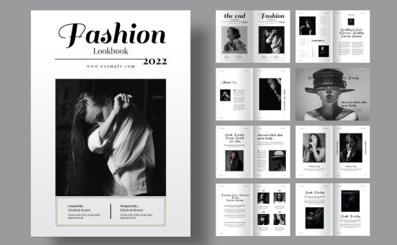 时尚画册画册模版 (INDD)