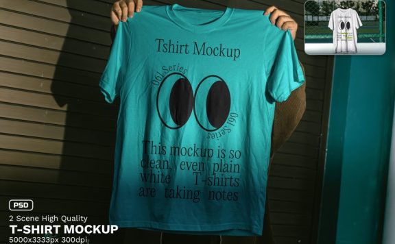 T恤模型样机 (PSD)