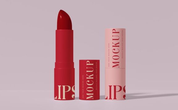 口红模型样机 (PSD)