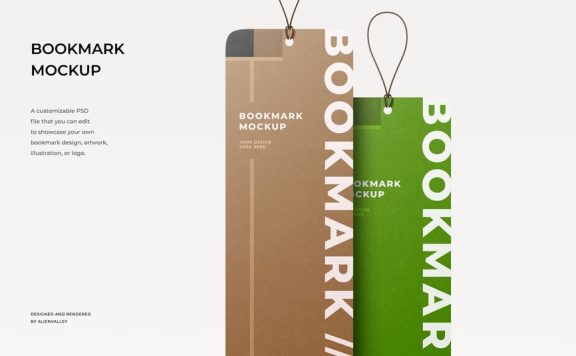 书签模型样机 (PSD)