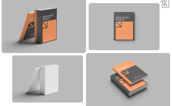 封面模型样机 (PSD,PDF)