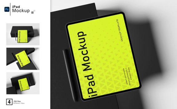 iPad模型样机 (PSD)
