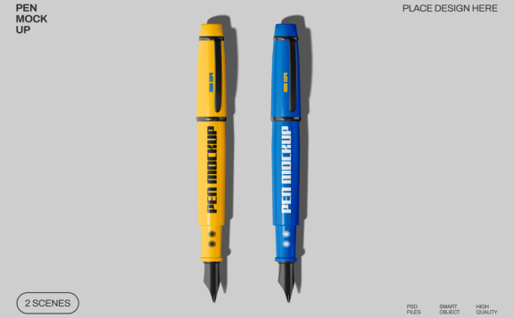 笔模型样机 (PSD,PDF)