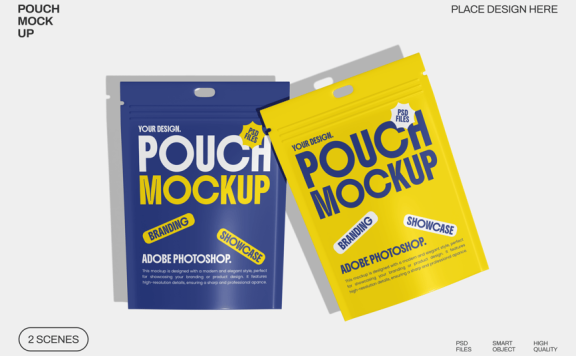 小袋模型样机 (PSD,PDF)