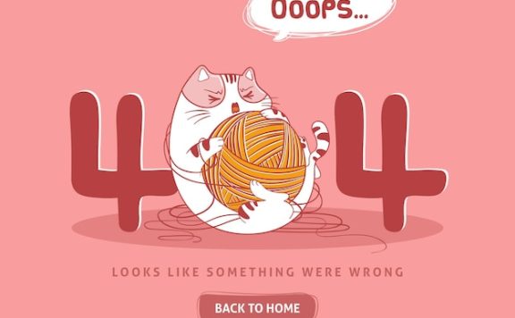 愤怒的猫404错误页面网页模板[eps]