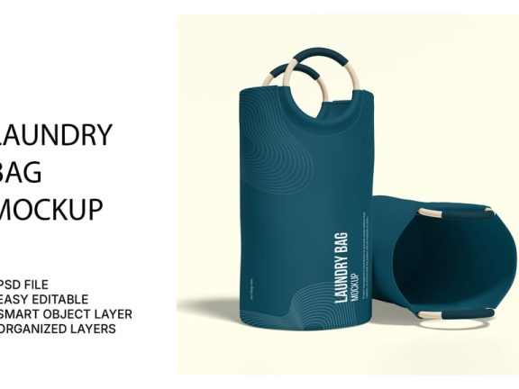 洗衣篮桶模型样机 (PSD,PDF)