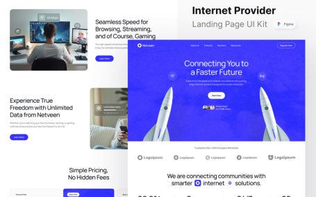 互联网服务提供着陆页 (FIG)