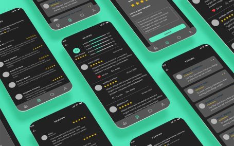 意见和评论星屏幕应用APP UI KIT (FIG,PSD,SKETCH,XD,SVG)