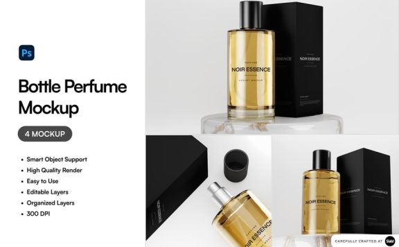 香水瓶模型样机 (PSD)