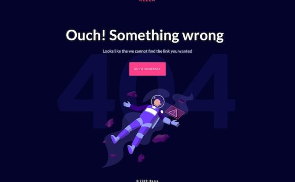 404错误概念着陆页UI插画[eps]