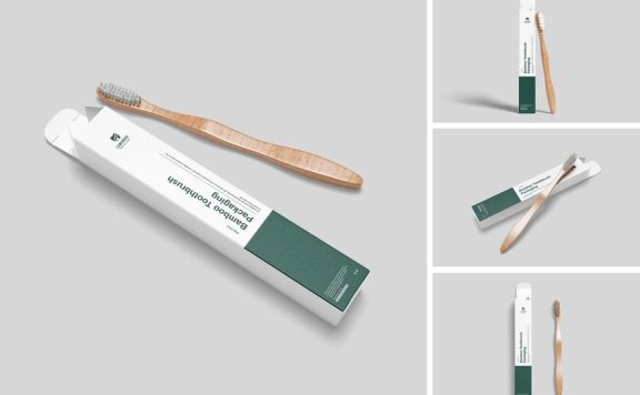 牙刷模型样机 (PSD,PDF)