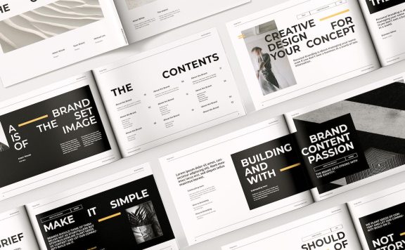 🔴高品质的专业品牌指南VI设计手册设计模板