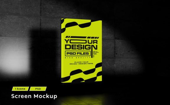 数字屏幕模型样机 (PSD)