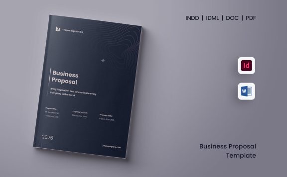 🔴时尚高端简约好用的极简风格专业商业计划书画册设计模板