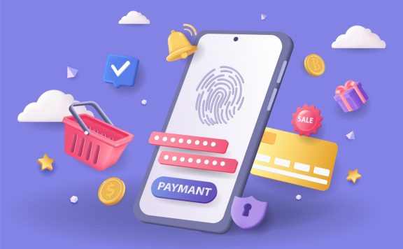 移动支付-3D图解 (AI,EPS,JPG,PNG,SVG)