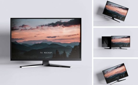 智能电视模型样机 (PSD,PDF)