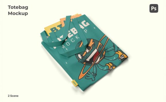 手提袋模型样机 (PSD)