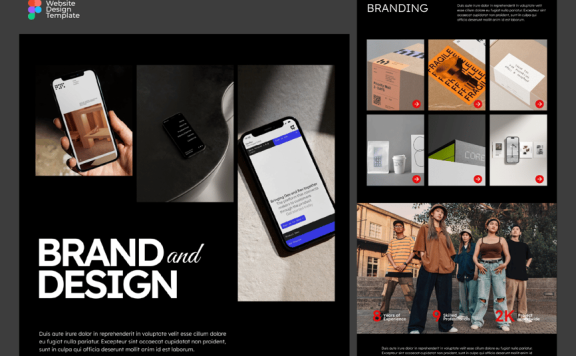 品牌设计网站模板 (FIG)