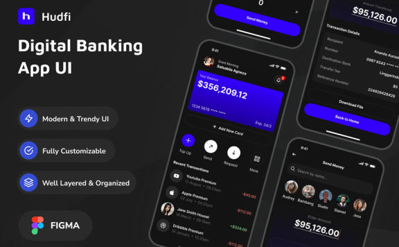 数字银行应用APP UI KIT (FIG)