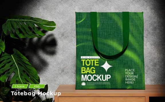 环保袋购物袋模型样机 (PSD)