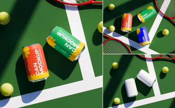 易拉罐模型样机 (PSD)